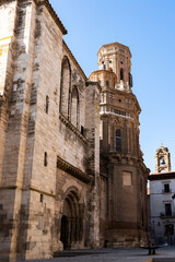 Naklejka premium Cathedral of santa maria de tudela showing romanesque and renaissance architectural styles
