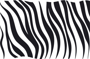 Bold zebra stripe texture background design in black and white for decorative applications