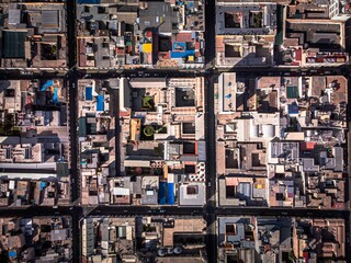 Aerial City Grid in Arequipa, Peru