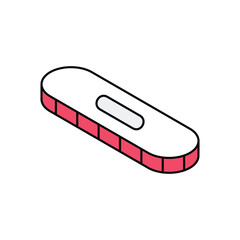 Snowboard Vector icon