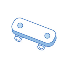 Skateboard Vector icon