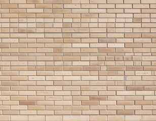 Beige brick wall texture