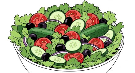 Fresh and Delicious Greek Salad Recipe A Vibrant Bowl of Mediterranean Goodness