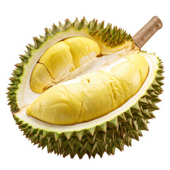 Fototapeta premium Realistic PNG Fresh Durian