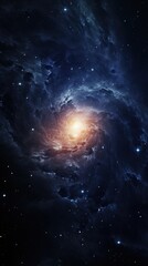 Fototapeta premium Galaxy in black wallpaper astronomy universe outdoors.