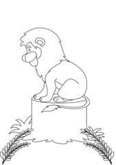 Drawing ready to be painted