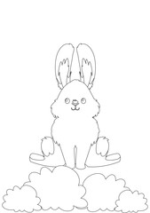 Drawing ready to be painted