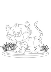 Drawing ready to be painted