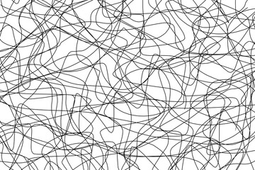 Seamless abstract hand-drawn pattern. Vector modern creative background for your design. Lines stripes texture pattern background 