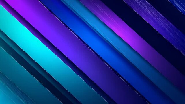 Colorful, angled, glossy stripes