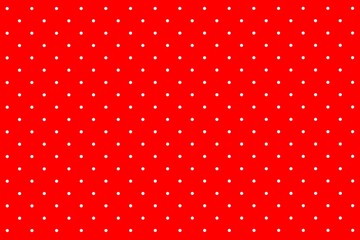 Red polka dot seamless pattern background design. Abstract pattern with dot. Dot. Geometric backdrop with polka dot fabric.