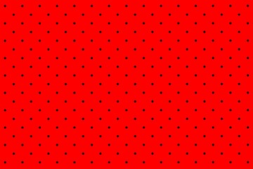 Background with red dotted texture. Polkadots pattern design for template, banner, wallpaper, textile, print, fabric, wrapping paper, card, packaging, etc. 