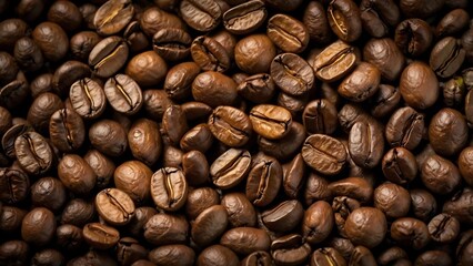 Obraz premium coffee beans close up