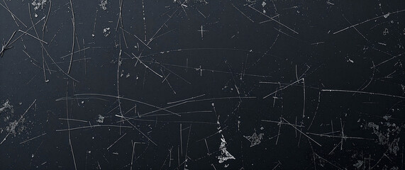 Abstract Black and White Geometric Pattern with Dynamic Lines, Dots and Splatter Texture - Modern Minimalist Artistic Design Background