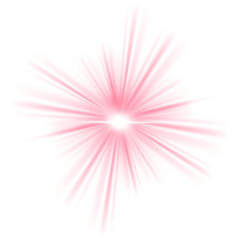 Bright Radial Burst Illustration Light