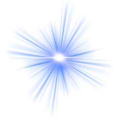 Bright Radial Burst Illustration Light