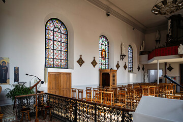 Wandignies Hamage, France le 31 mai 2025 : Église catholique Saint-Vincent-de-Paul à...