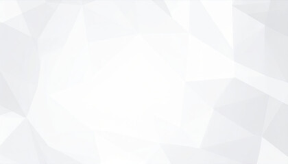 Obraz premium smooth, white polygon textured background with subtle variations