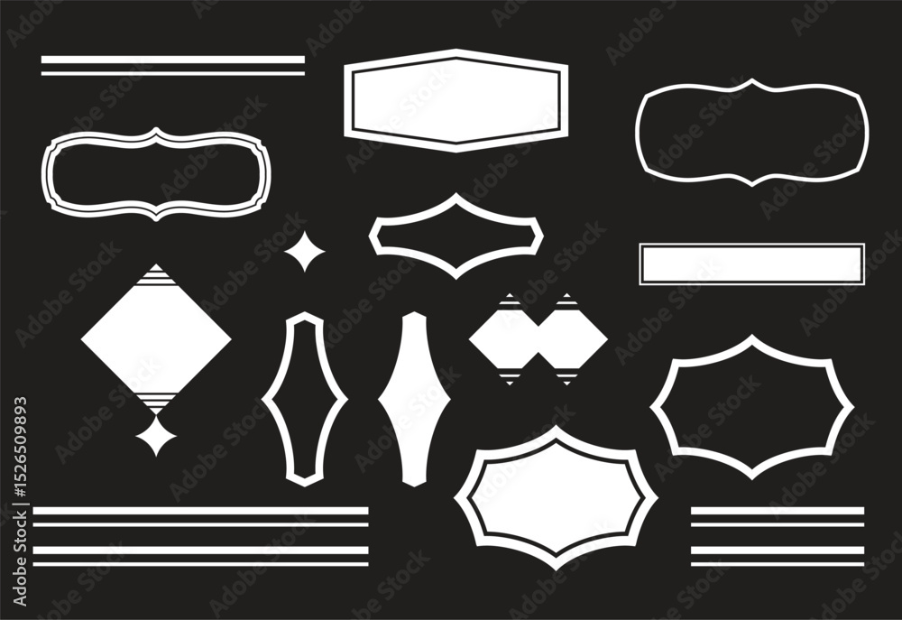 Fototapete make your own custom badge - ultimate vector design collection