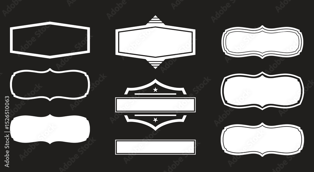 Fototapete make your own custom badge - ultimate vector design collection