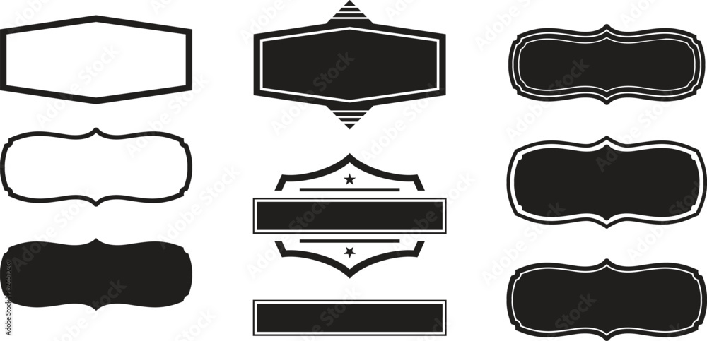 Fototapete make your own custom badge - ultimate vector design collection
