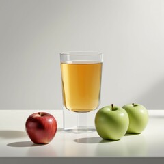 Green Apple on Table