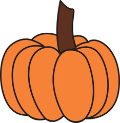 pumpkin vector illustration, halloween themes 