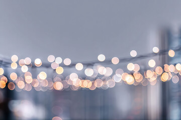 a blurry photo of a city with lights