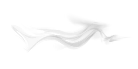Gentle Vapor Trail in Minimalist Style