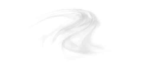 Gentle Vapor Trail in Minimalist Style