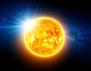 Sun in space