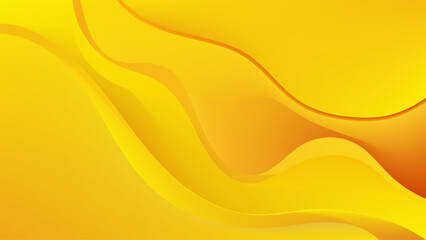 ABSTRACT BACKGROUND ELEGANT YELLOW ORANGE GRADIENT MESH SMOOTH LIQUID COLORFUL WITH HAND DRAWN SHAPES DESIGN VECTOR TEMPLATE GOOD FOR MODERN WEBSITE, WALLPAPER, COVER DESIGN 