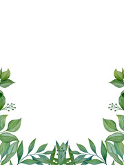 Watercolor collection of hand drawn eucalyptus leaves and yellow wildflowers. Botanical clipart elements isolated on white background. Set of objects for decor, design, poster, banner, wedding, logo