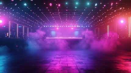 Neon Nights: A Cyberpunk Dance Club
