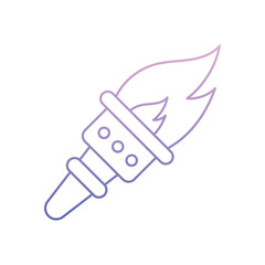 Olympic Torch Vector icon