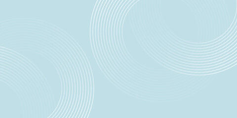 Modern abstract background. Glossy white gradient circle lines. Minimal geometric pattern. Simple graphic elements. Futuristic concept. Suitable for cover, poster, banner