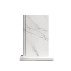 White marble book-shaped award