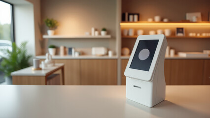NFC Payment Terminal in Store