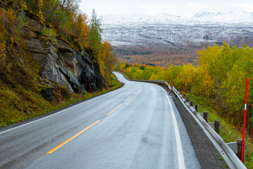 European Route E6 in Finnmark County - Norway