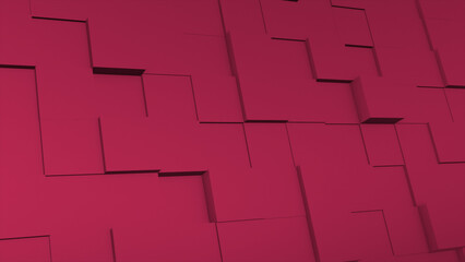 Simple and elegant moving 3d cubes geometric shapes minimal background