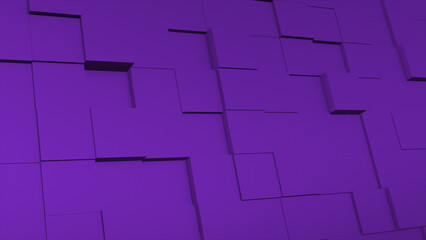 Simple and elegant moving 3d cubes geometric shapes minimal background