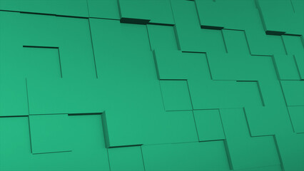 Simple and elegant moving 3d cubes geometric shapes minimal background