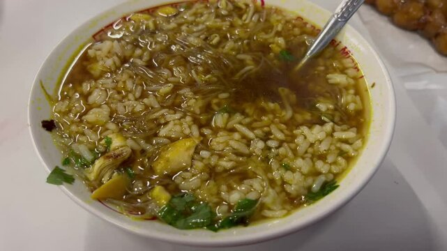 indonesian specialty food called soto