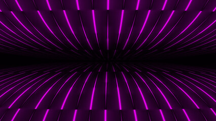 Hi-tech Pink color glowing neon futuristic technology lines on black background