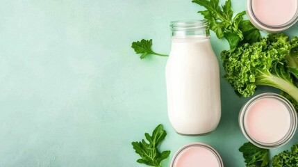 Infographic style image showcasing a variety of dairy and plant based foods that are rich in calcium a vital mineral for bone health and overall well being  The image features soft