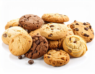 Organic Homemade Cookies on Rustic Wooden Board – Natural and Healthy Snack with Wholesome Ingredients