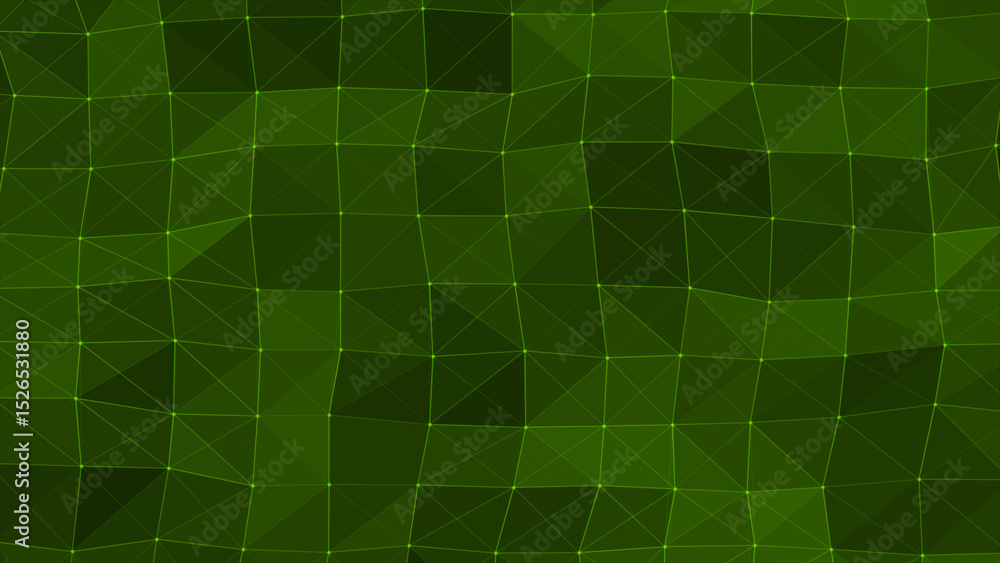 Poster abstract lines and dots slowly moving hi-tech background, futuristic grid pattern technology backgro