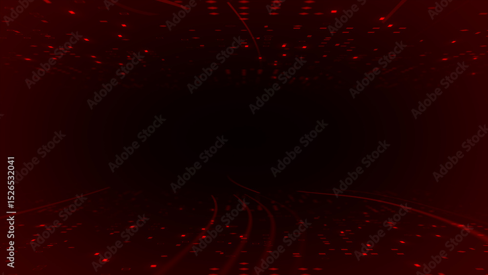 Poster abstract technology big data background concept, hi-tech glowing particles futuristic background