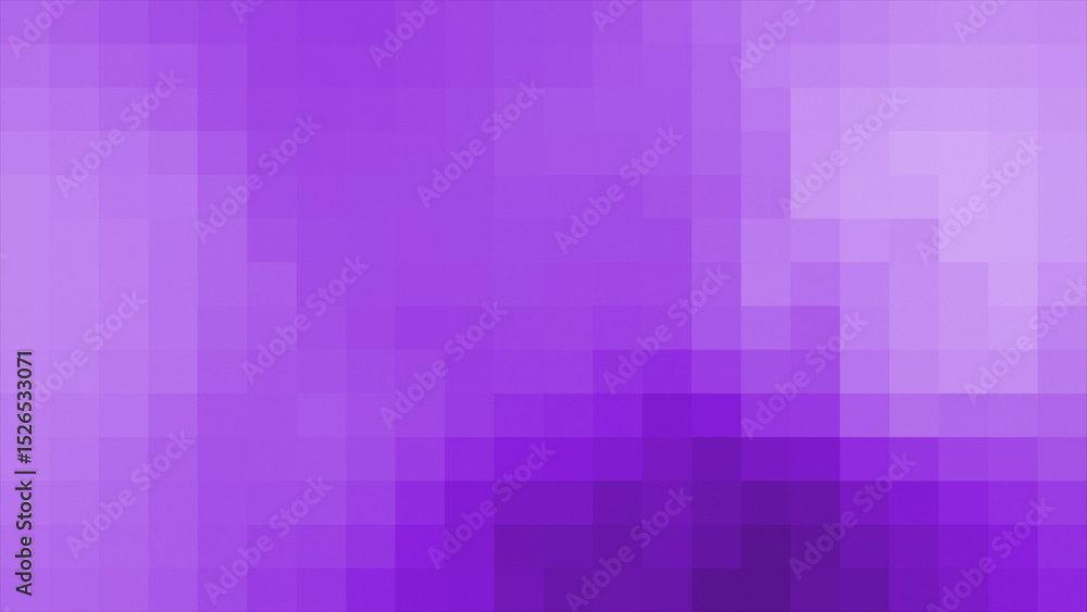Poster simple and classy pixilated square box pattern purple color minimal geometric background