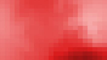 Simple and classy pixilated square box pattern Red color minimal geometric background